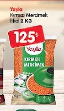 Yaylas Kırmızı Mercimek İthal 2 Kg
