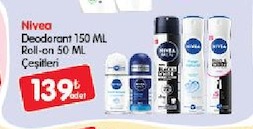 Nivea Deodorant 150 Ml Roll-On 50 Ml Çeşitleri