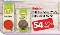 Bağdat Tatlı Toz Biber 75G Karabiber 40G
