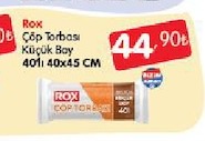 Rox Çöp Torbası Küçük Boy 40Li 40X45 Cm