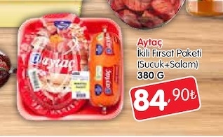 Aytaç İkili Fırsat Paketi (Sucuk+Salam) 380G