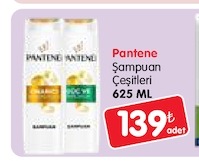 Pantene Şampuan Çeşitleri 625Ml