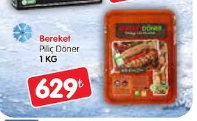 Bereket Piliç Döner 1 Kg