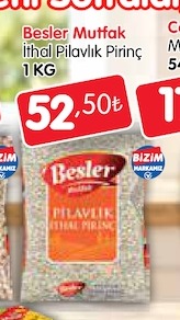 Besler Mutfak İthal Pilavlık Pirinç 1 Kg