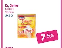 Dr. Oetker Şekerli Vanilin 5X5 G