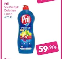 Pril Sıvı Bulaşık Deterjanı Limon 675 G