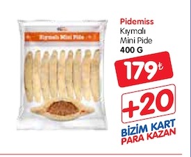 Pidemiss Kıyımalı Mini Pide 400G