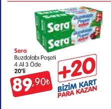 Sera Buzdolabı Poşeti 20'Li
