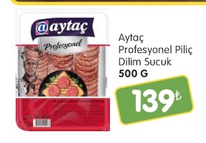 Aytac Profesyonel Piliç Dilim Sucuk 500 G