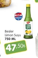 Besler Limon Suyu 750 Ml