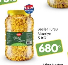 Besler Turşu Biberiye 5 Kg