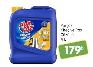 Porçöz Kireç Ve Pas Çözücü 4 L