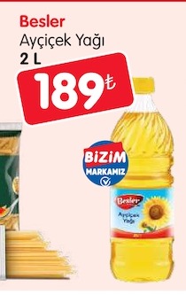 Besler Ayçiçek Yağı 2 L