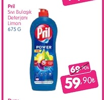 Pril Sıvı Bulaşık Deterjanı Limon 675 G