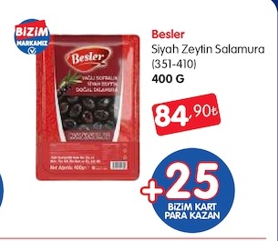 Besler Siyah Zeytin Salamura 400 G
