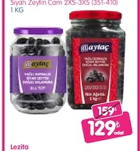 Siyah Zeytin Cam 1Kg