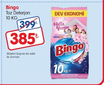 Bingo Toz Deterjan 10 Kg