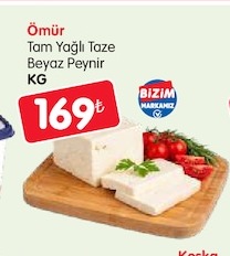 Ömür Tam Yağlı Taze Beyaz Peynir Kg