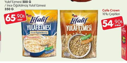 Eti Lifalif Yulaf Ezmesi 500G / İnce Öğütülmüş Yulaf Ezmesi 350G
