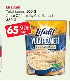 Eti Lifalif Yulaf Ezmesi 500 G / İnce Öğütülmüş Yulaf Ezmesi 350 G