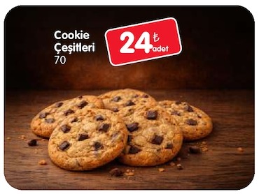 Cookie Çeşitleri 70 Adet