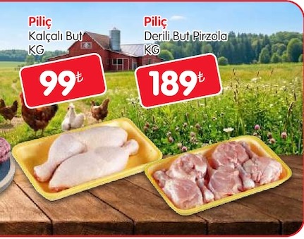 Piliç Kalçalı But Kg
