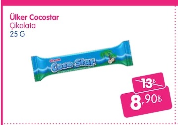 Ülker Cocostar Çikolata 25 G