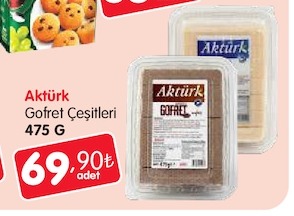 Aktürk Gofret Çeşitleri 475 G