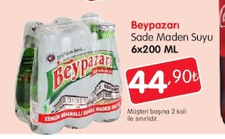 Beypazarı Sade Maden Suyu 6X200 Ml