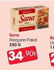 Sana Margarin Paket 250 G