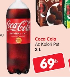 Coca Cola Az Kalori Pet 3 L
