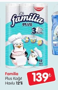 Familia Plus Kağıt Havlu 12'Li