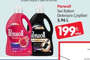 Perwoll Sıvı Bakım Deterjanı Çeşitleri 3,96 L