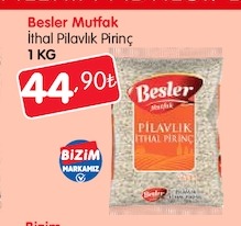 Besler Mutfak İthal Pirinç 1Kg