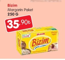 Bizim Margarin Paket 250 G