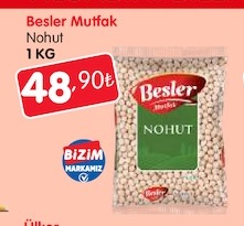 Besler Mutfak Nohut 1 Kg