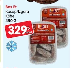 Bos Et Kasap Izgara Kofte 450 G