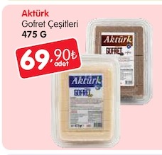 Akturk Gofret Çeşitleri 475 G