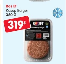 Bos Et Kasap Burger 360 G