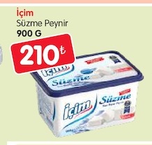 İçim Süzme Peynir 900 G