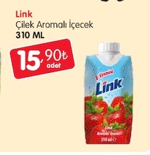 Link Çilek Aromalı İçeçek 310 Ml