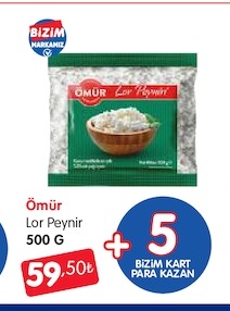 Ömür Lor Peyniri 500 G