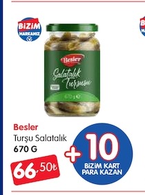 Besler Turşu Salatalık 670 G