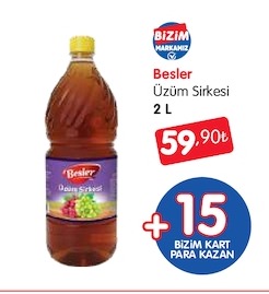 Besler Üzüm Sirkesi 2 L