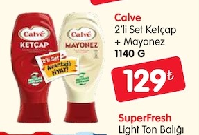Calve Ketchup Mayonez 1140 G