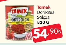 Tamek Domates Salçası 830 G