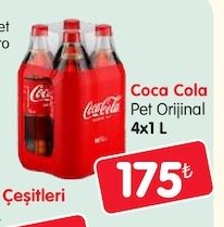Coca Cola Pet Orijinal 4X1 L