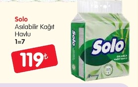 Solo Asılabilir Kağıt Havlu 1=7