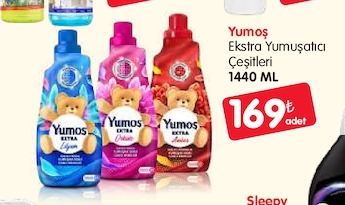 Yumoş Ekstra Yumuşatıcı Çeşitleri 1440 Ml