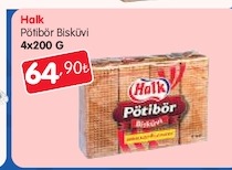Halk Pötibör Bisküvi 4X200 G